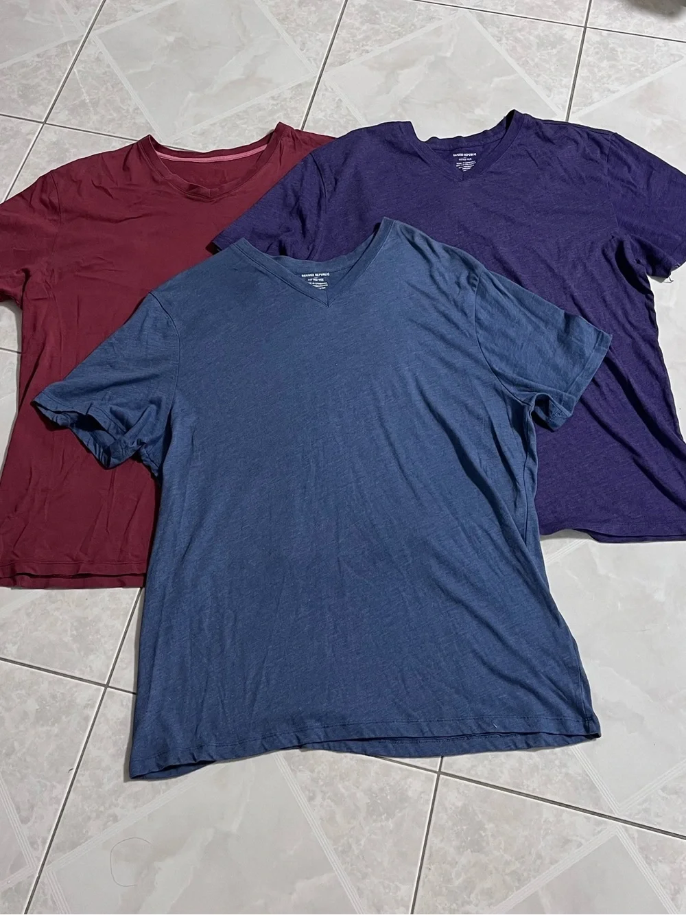 Banana Republic V-Neck T-Shirts Bundle
